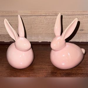 Super Cute 🥰 Set of 2 Easter Bunnies 🐰 🐰 Pink - NEW